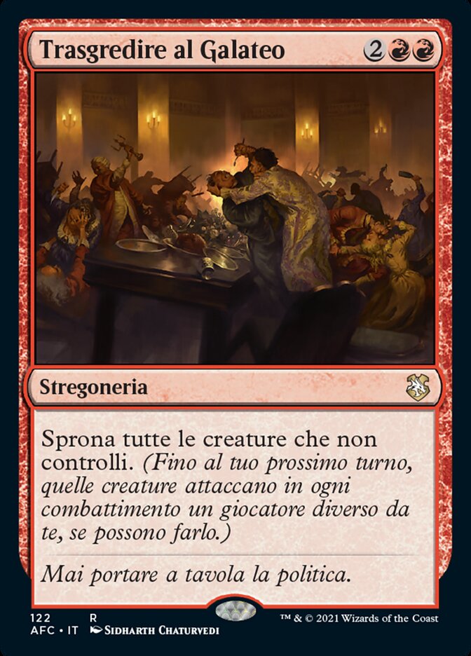 Trasgredire al Galateo
