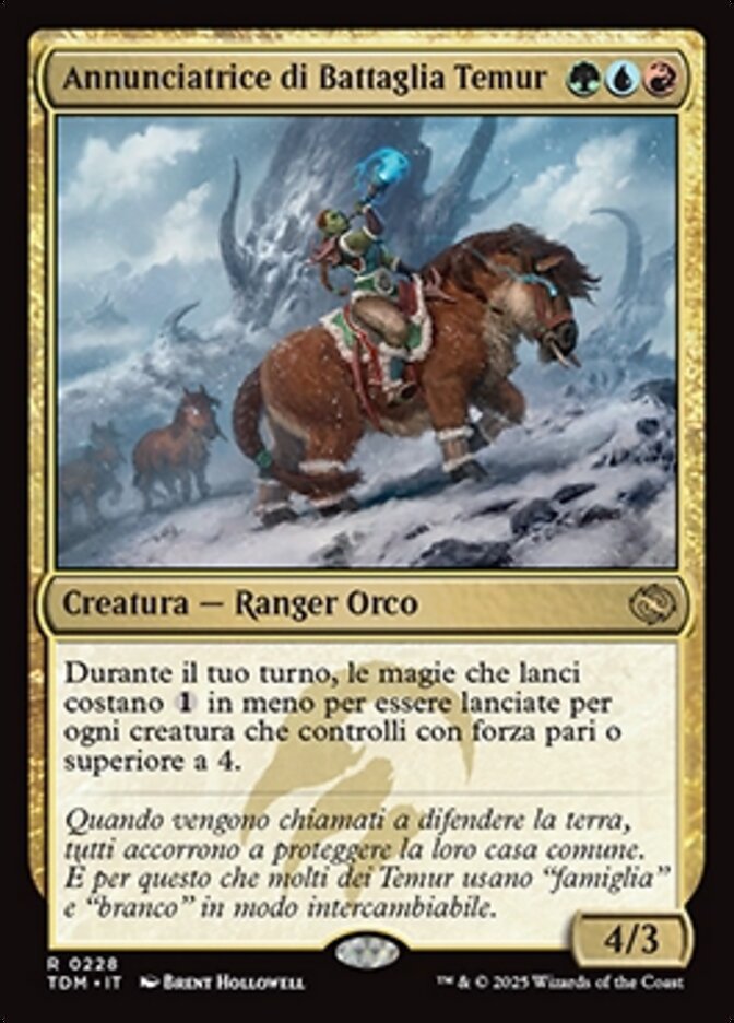 Annunciatrice di Battaglia Temur