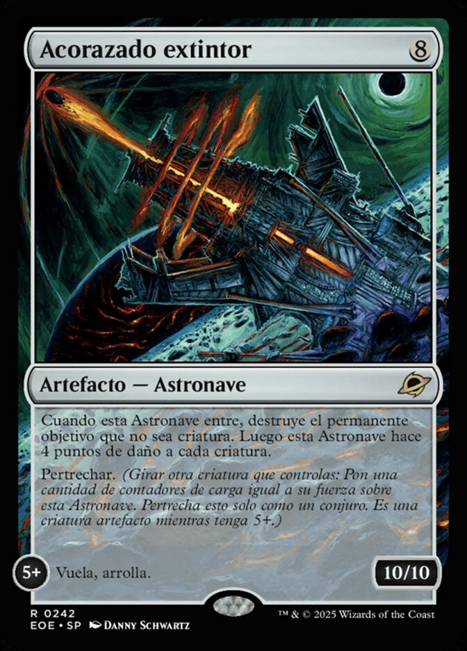 Acorazado extintor