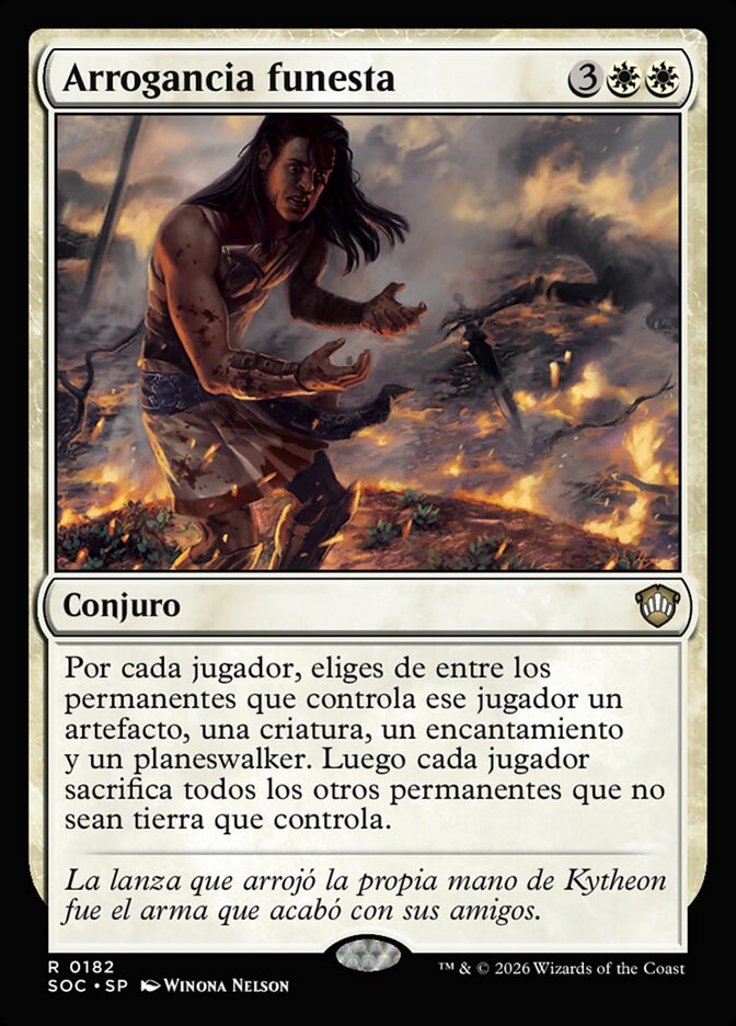 Arrogancia funesta