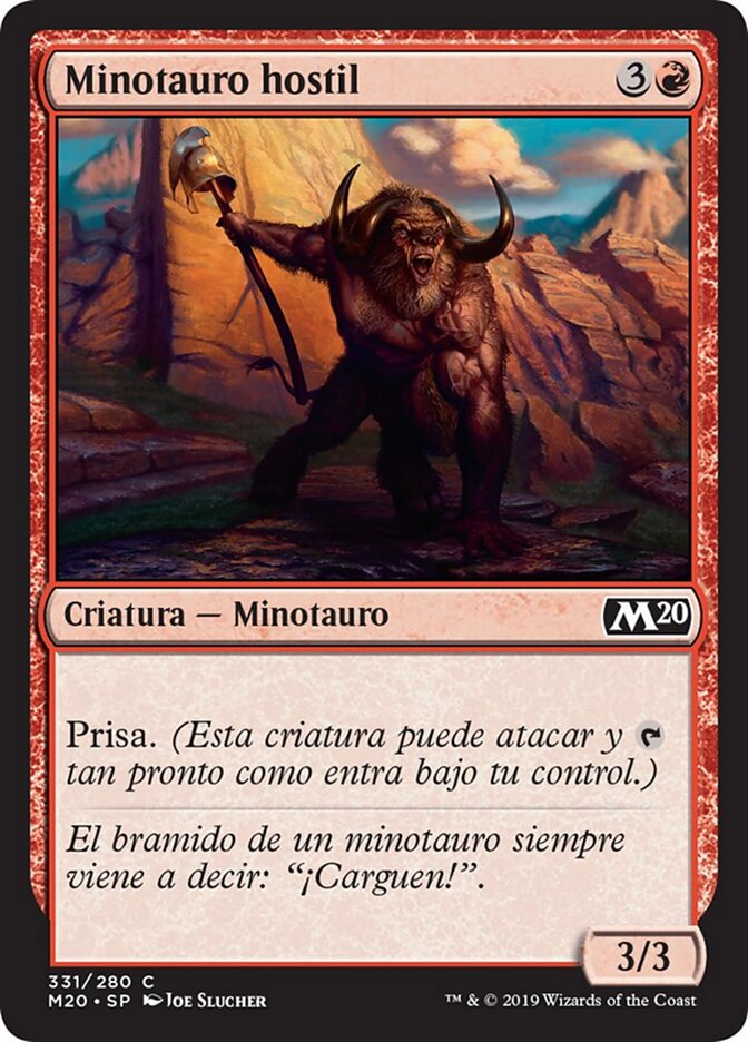 Minotauro hostil
