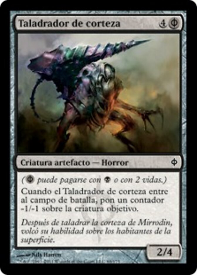 Taladrador de corteza