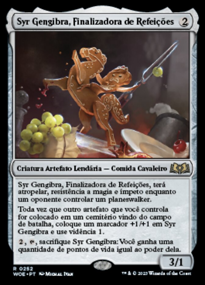 Syr Gengibra, Finalizadora de Refeições