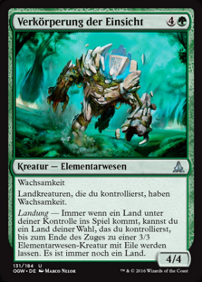 Verkörperung der Einsicht