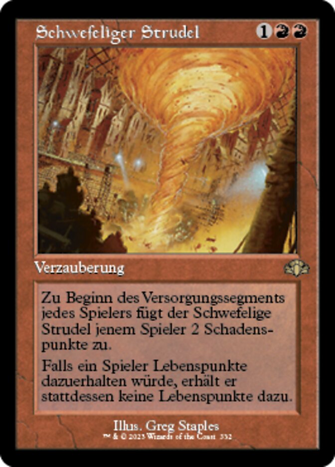 Schwefeliger Strudel