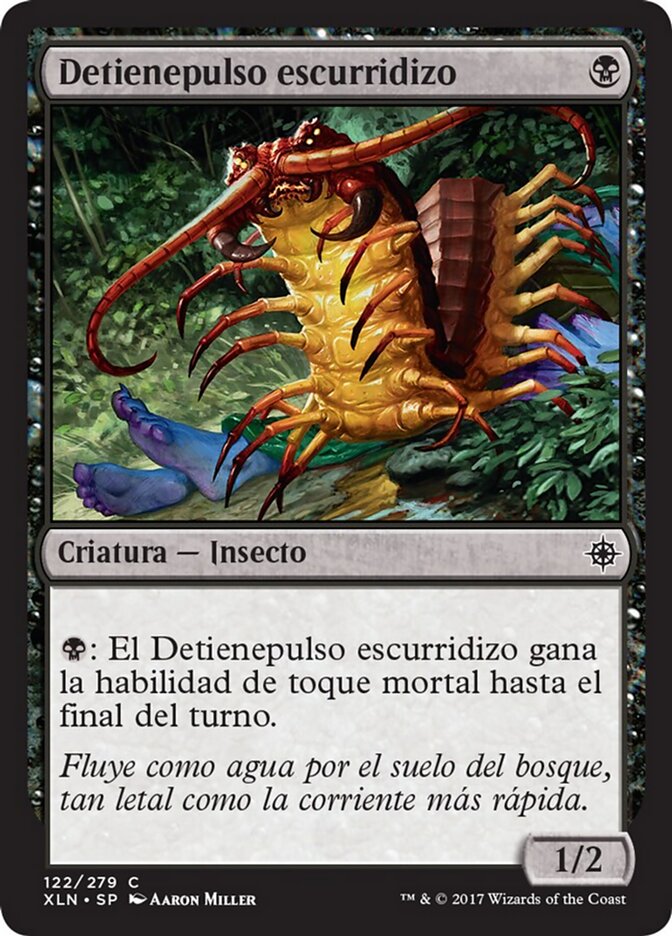 Detienepulso escurridizo