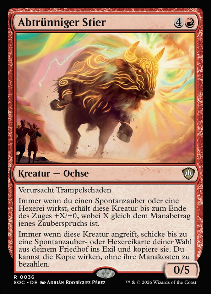 Abtrünniger Stier