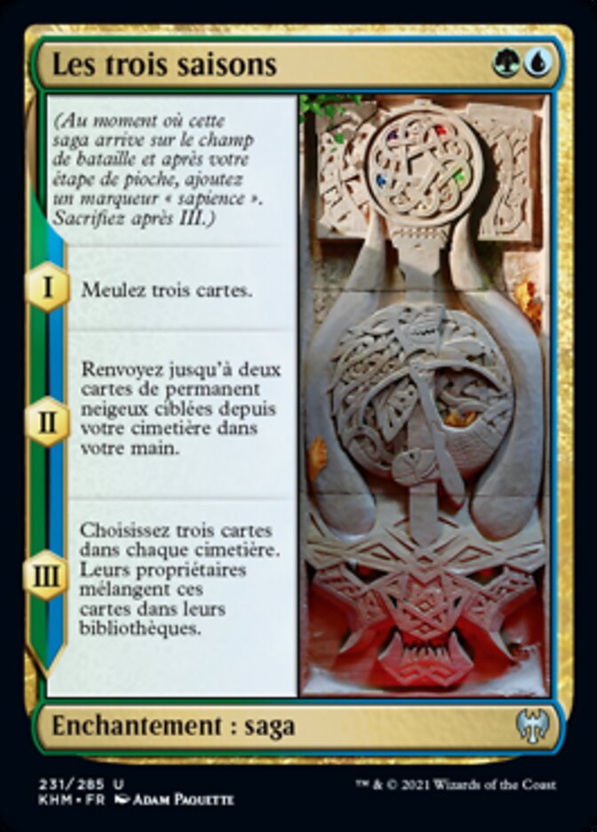 Les trois saisons