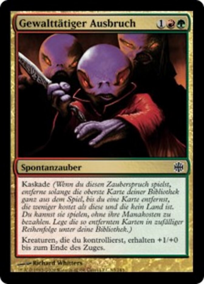 Gewalttätiger Ausbruch