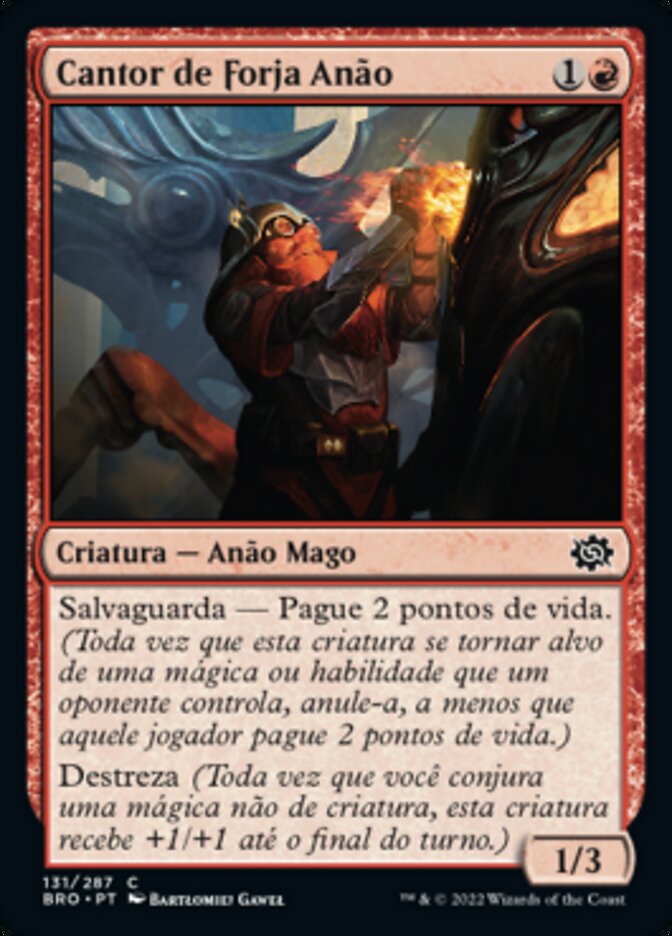 Cantor de Forja Anão