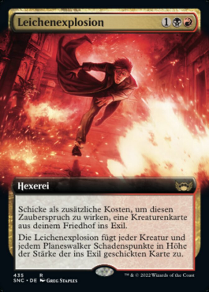 Leichenexplosion