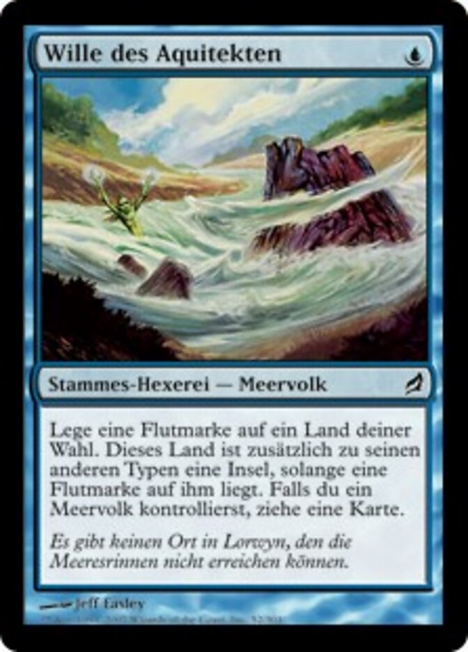 Wille des Aquitekten