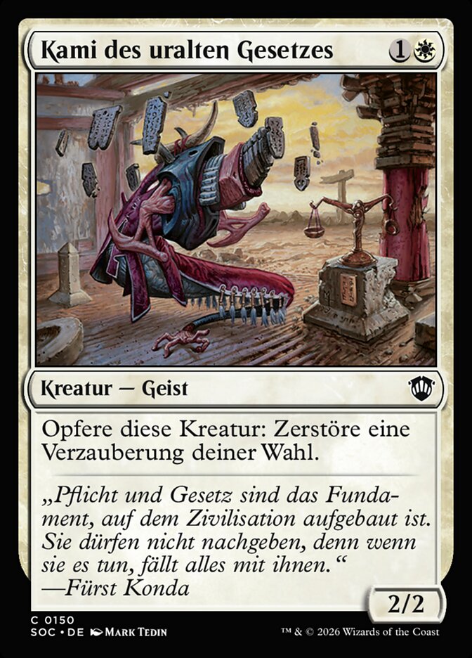 Kami des uralten Gesetzes