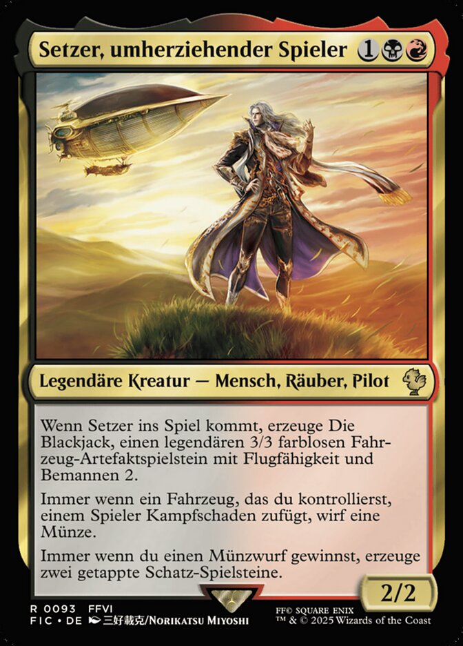 Setzer, umherziehender Spieler