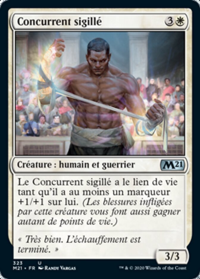Concurrent sigillé
