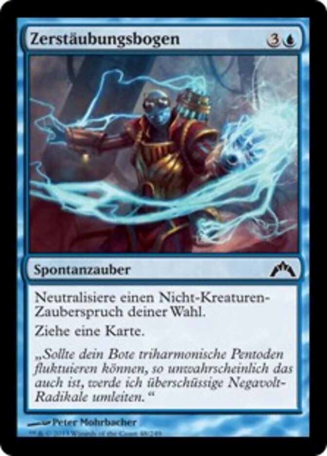 Zerstäubungsbogen
