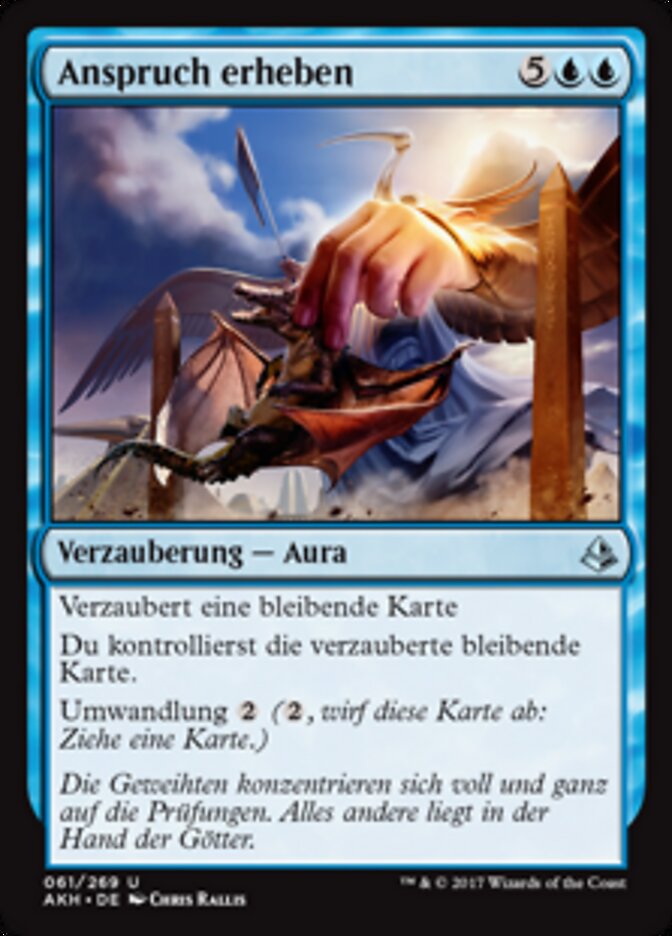 Anspruch erheben