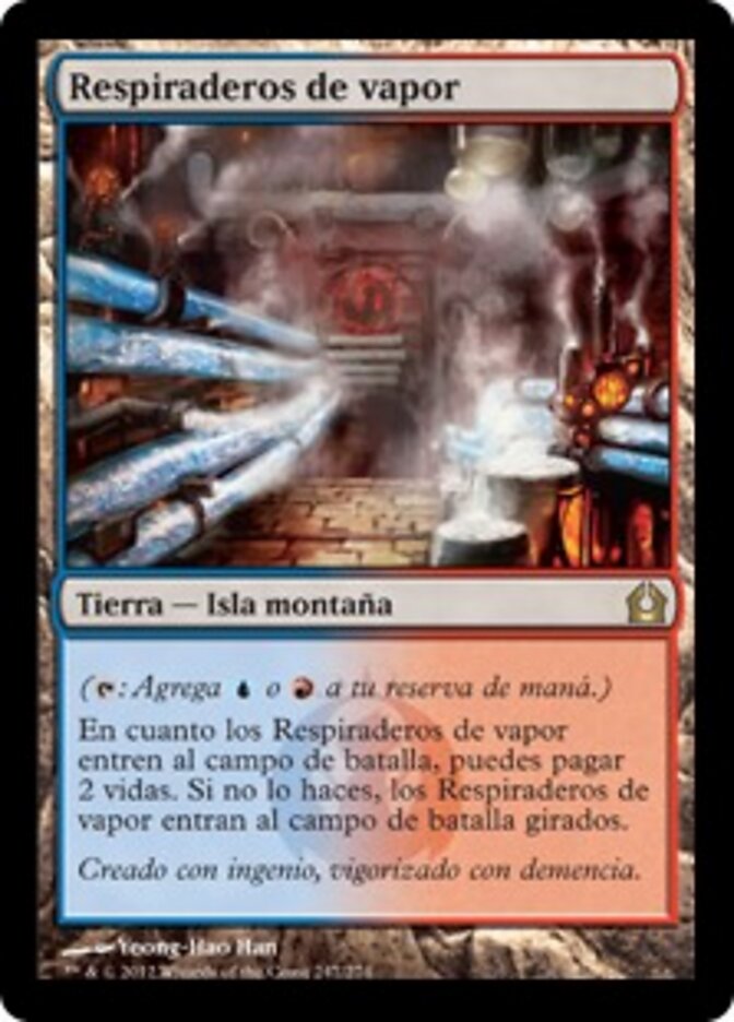 Respiraderos de vapor