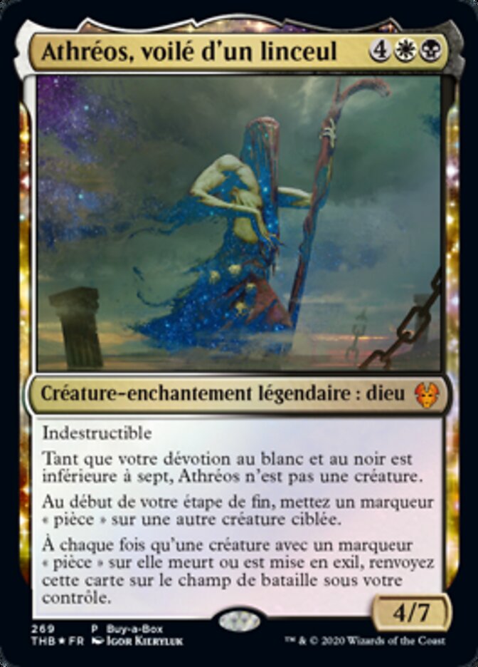 Athréos, voilé d'un linceul