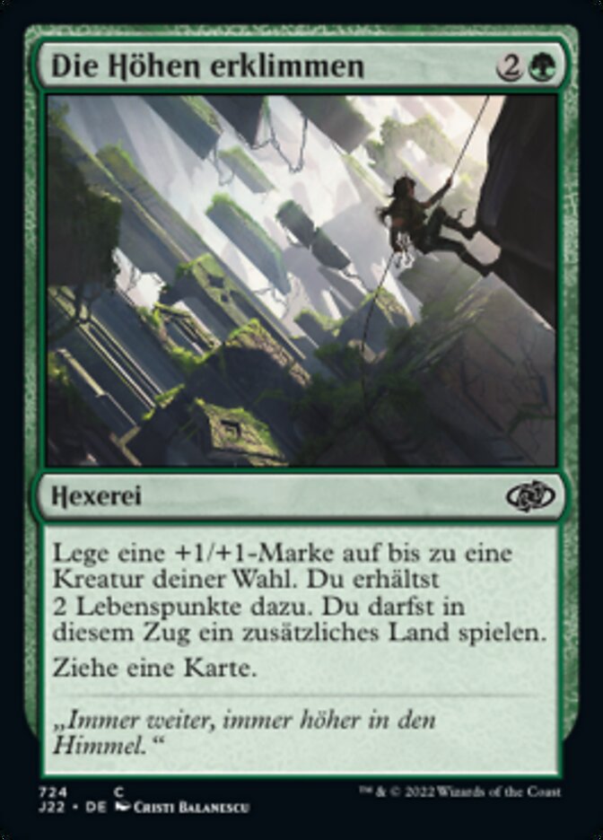 Die Höhen erklimmen