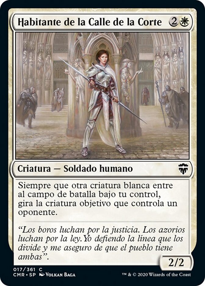Habitante de la Calle de la Corte
