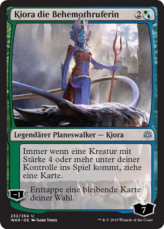 Kiora die Behemothruferin