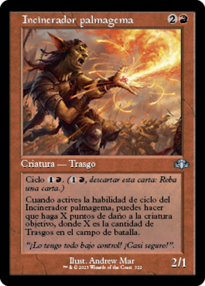 Incinerador palmagema