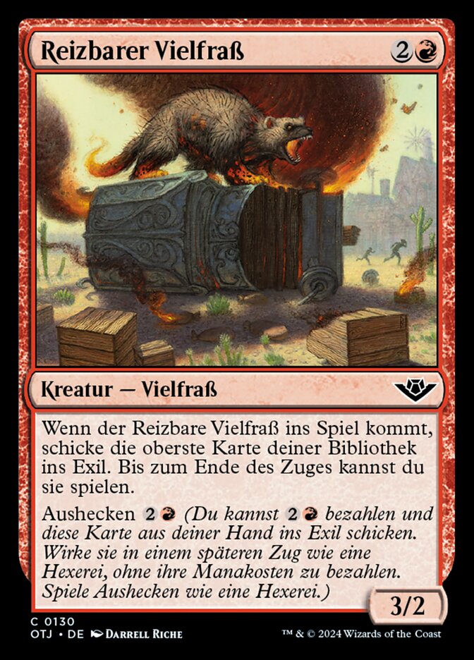Reizbarer Vielfraß