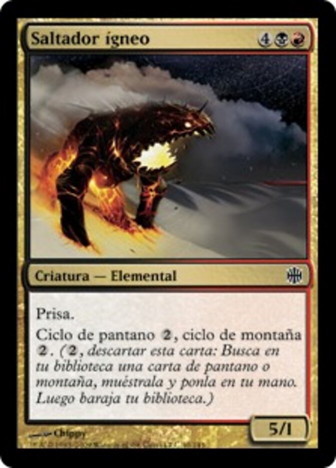 Saltador ígneo