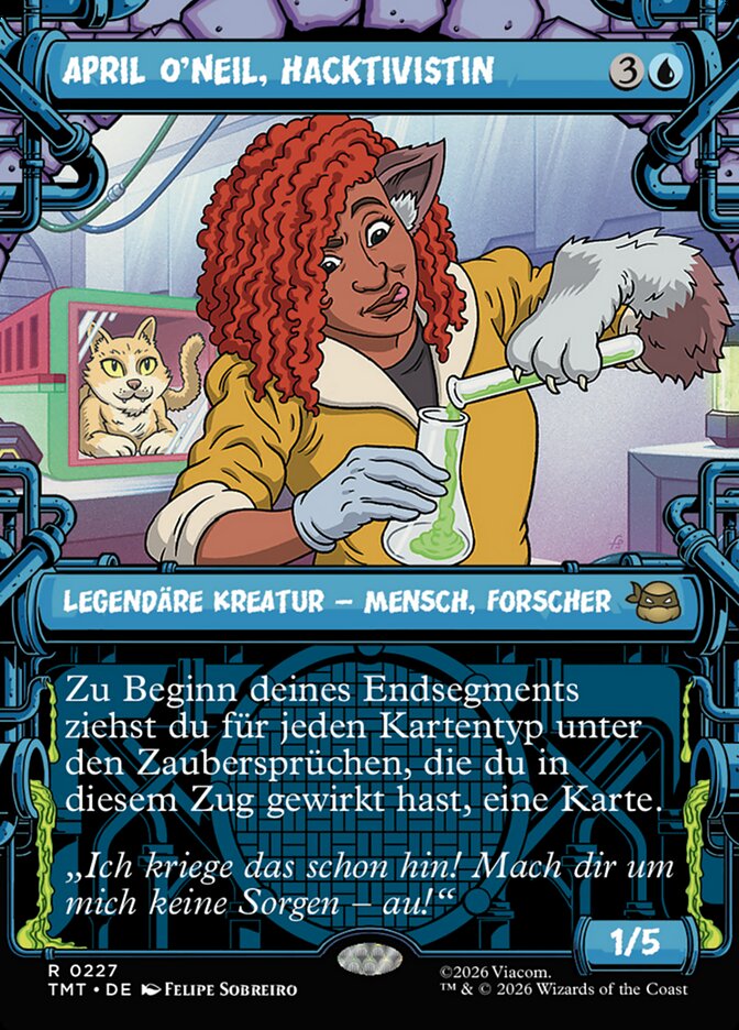 April O'Neil, Hacktivistin