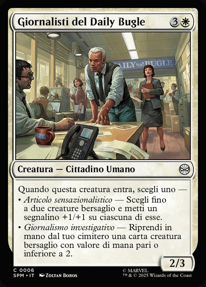 Giornalisti del Daily Bugle