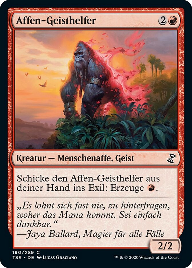 Affen-Geisthelfer