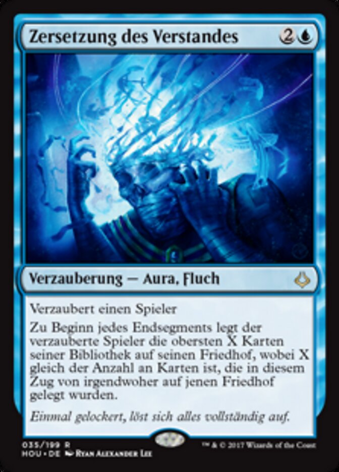 Zersetzung des Verstandes