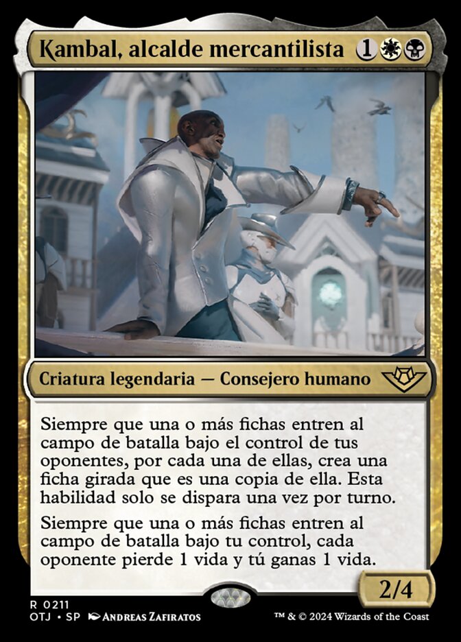 Kambal, alcalde mercantilista