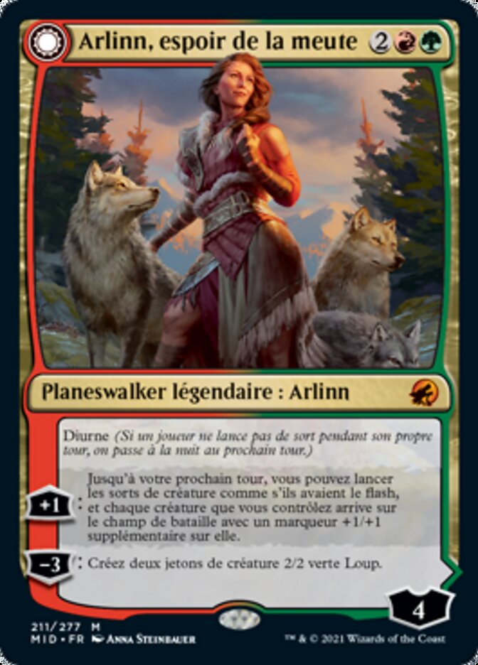 Arlinn, the Pack's Hope // Arlinn, the Moon's Fury