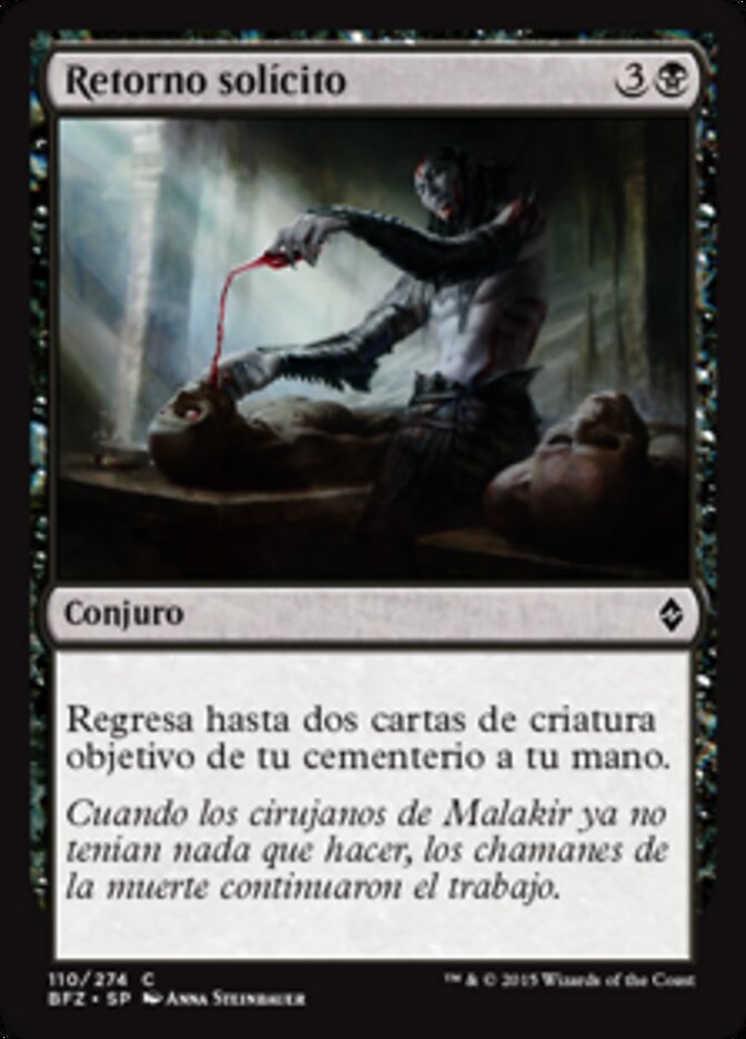 Retorno solícito
