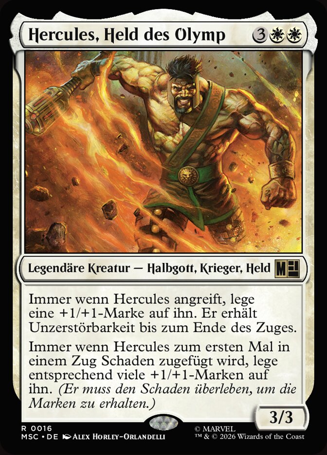 Hercules, Held des Olymp
