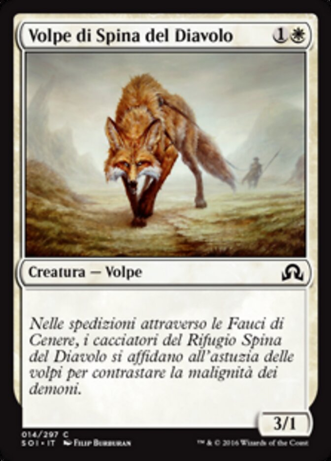 Volpe di Spina del Diavolo