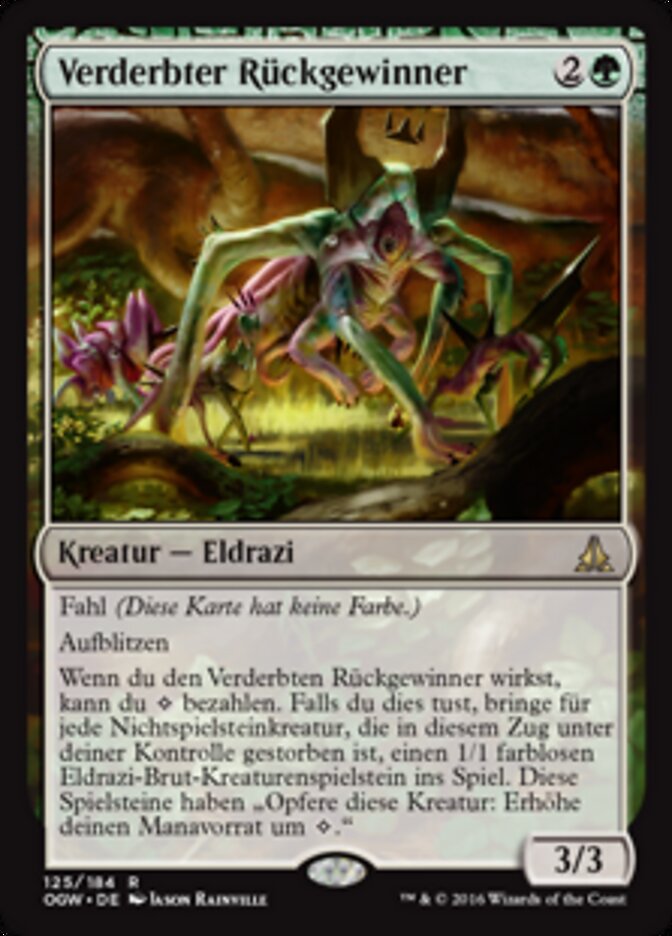 Verderbter Rückgewinner