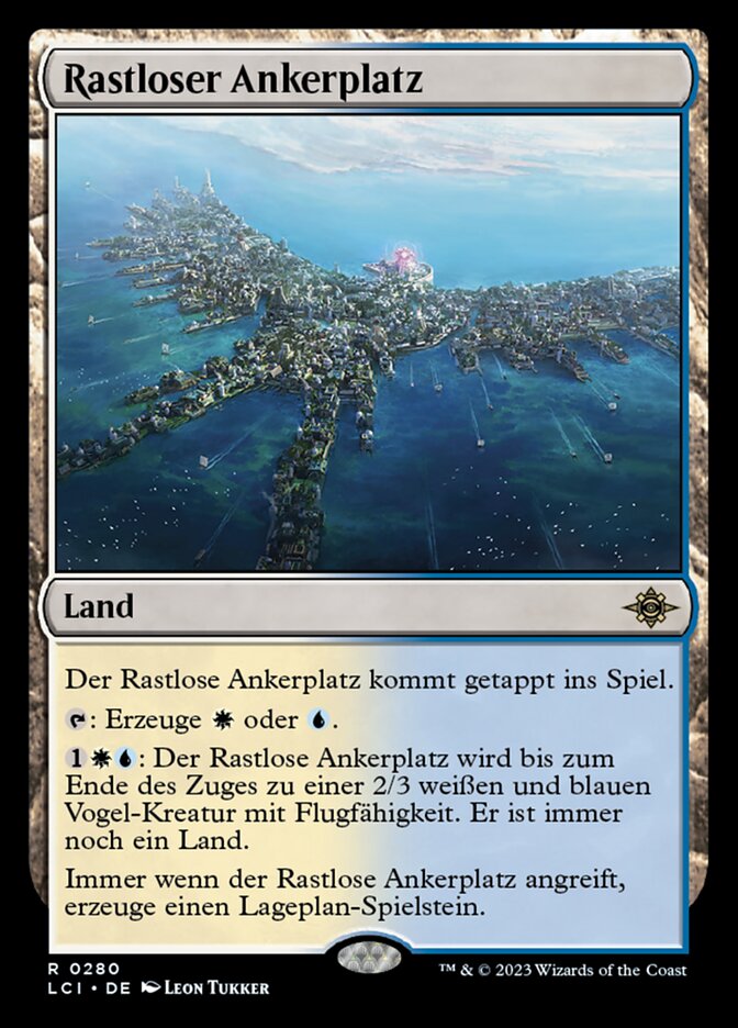 Rastloser Ankerplatz