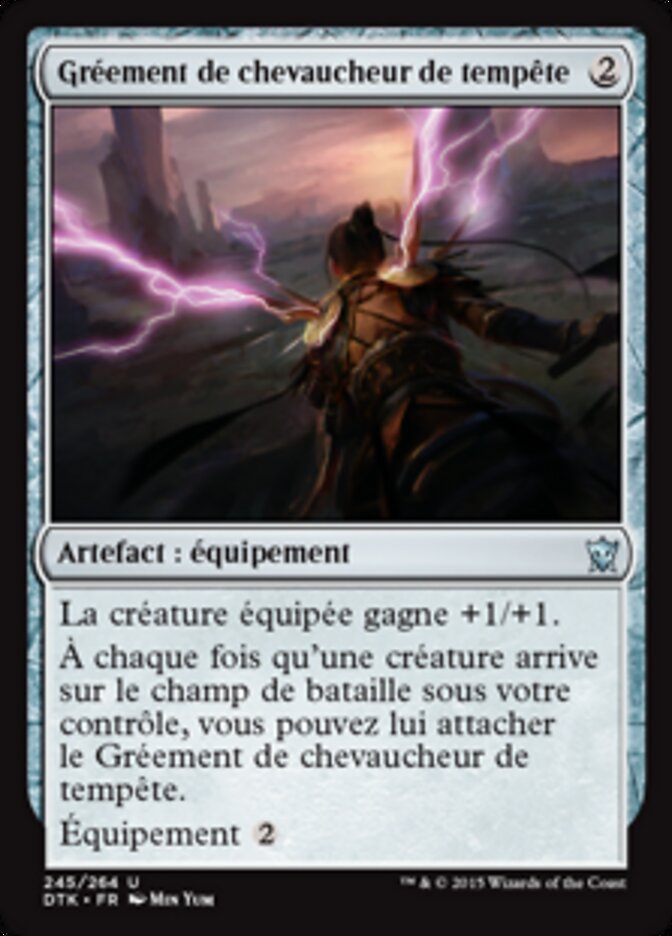 Gréement de chevaucheur de tempête
