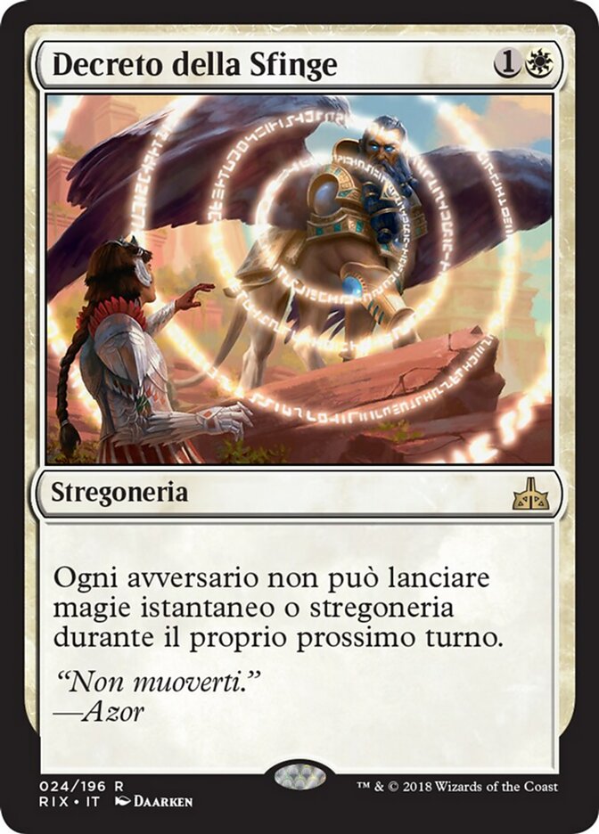 Decreto della Sfinge