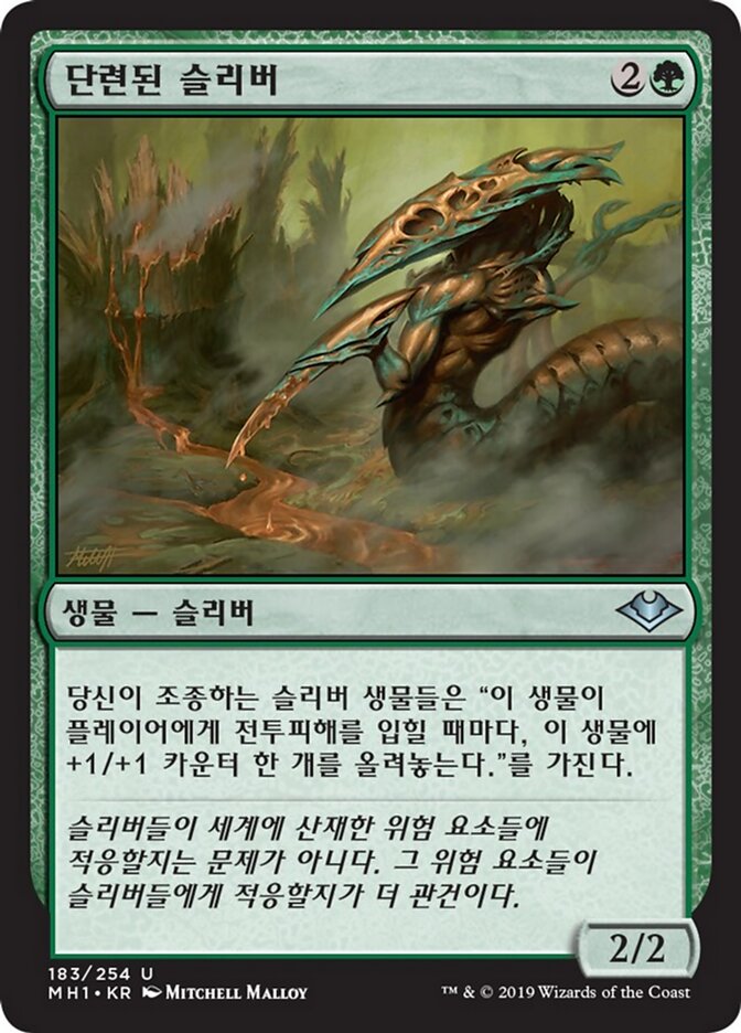 단련된 슬리버