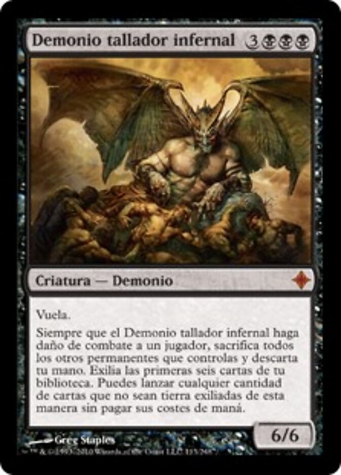 Demonio tallador infernal