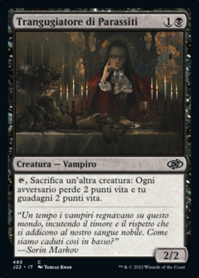 Trangugiatore di Parassiti