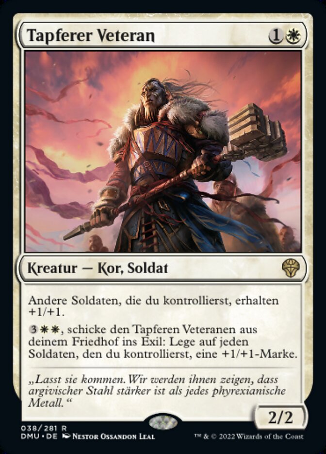 Tapferer Veteran