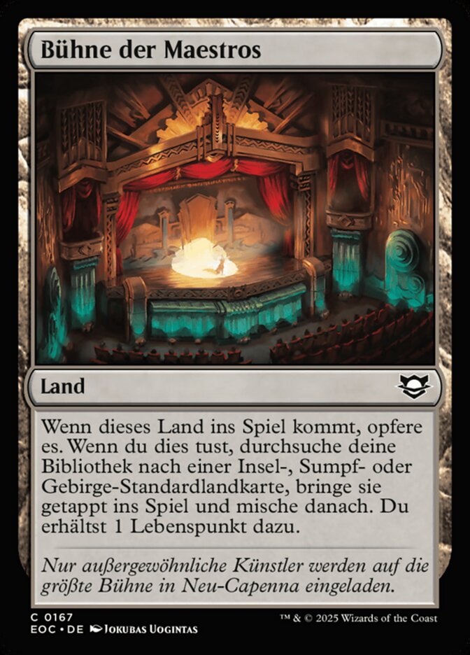 Bühne der Maestros