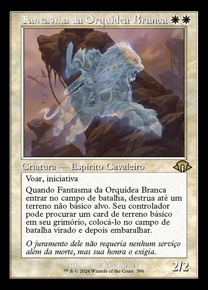 Fantasma da Orquídea Branca