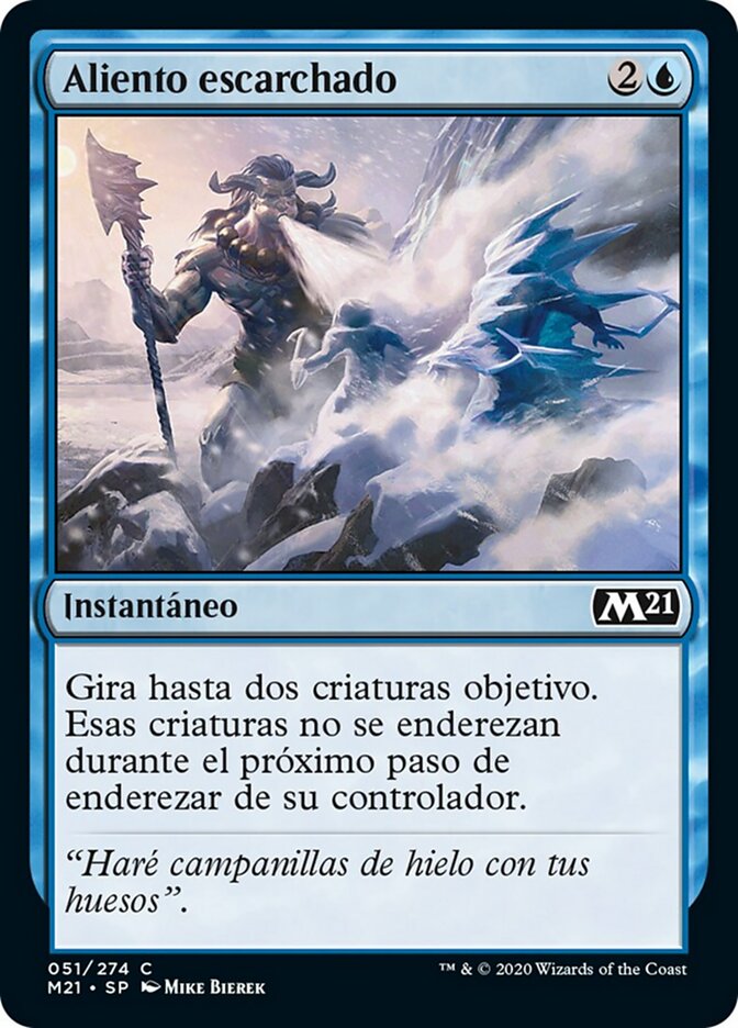 Aliento escarchado