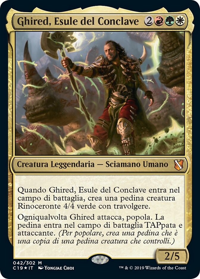 Ghired, Esule del Conclave